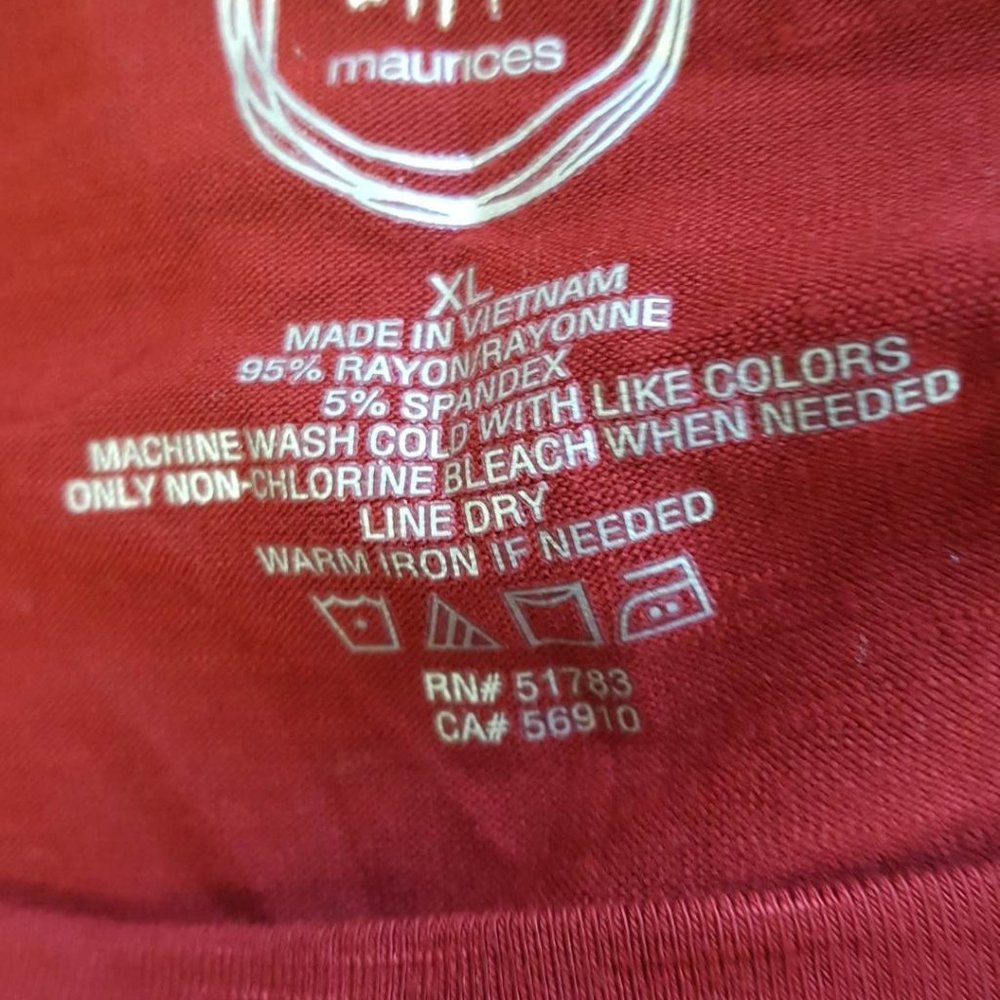 maurices womens top size  XL - Picture 7 of 9